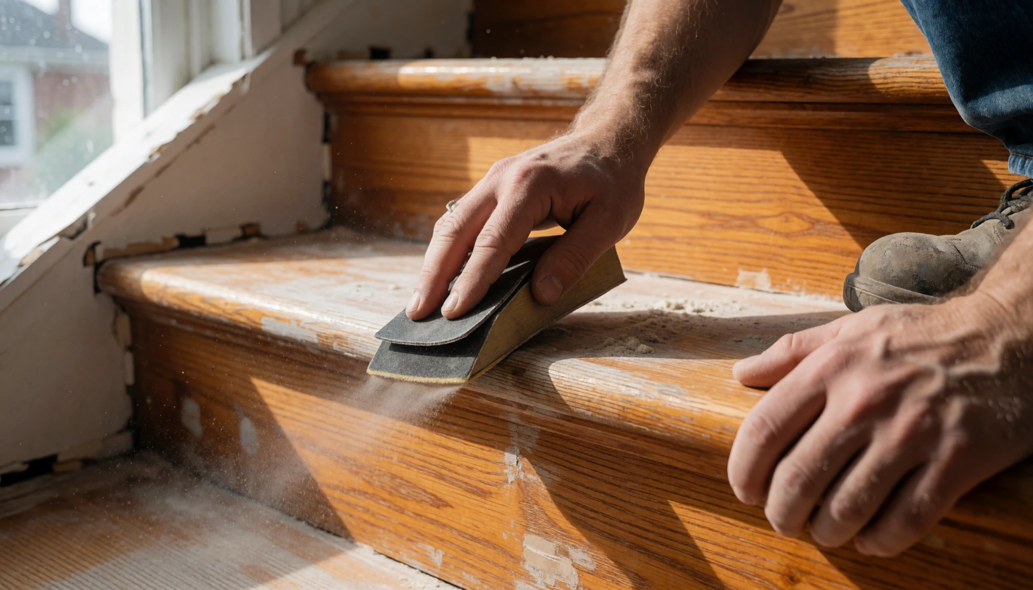 Protocole pour rénover un escalier intérieur : peinture, marches et rambarde — image 3